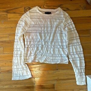 ASOS sheer striped top